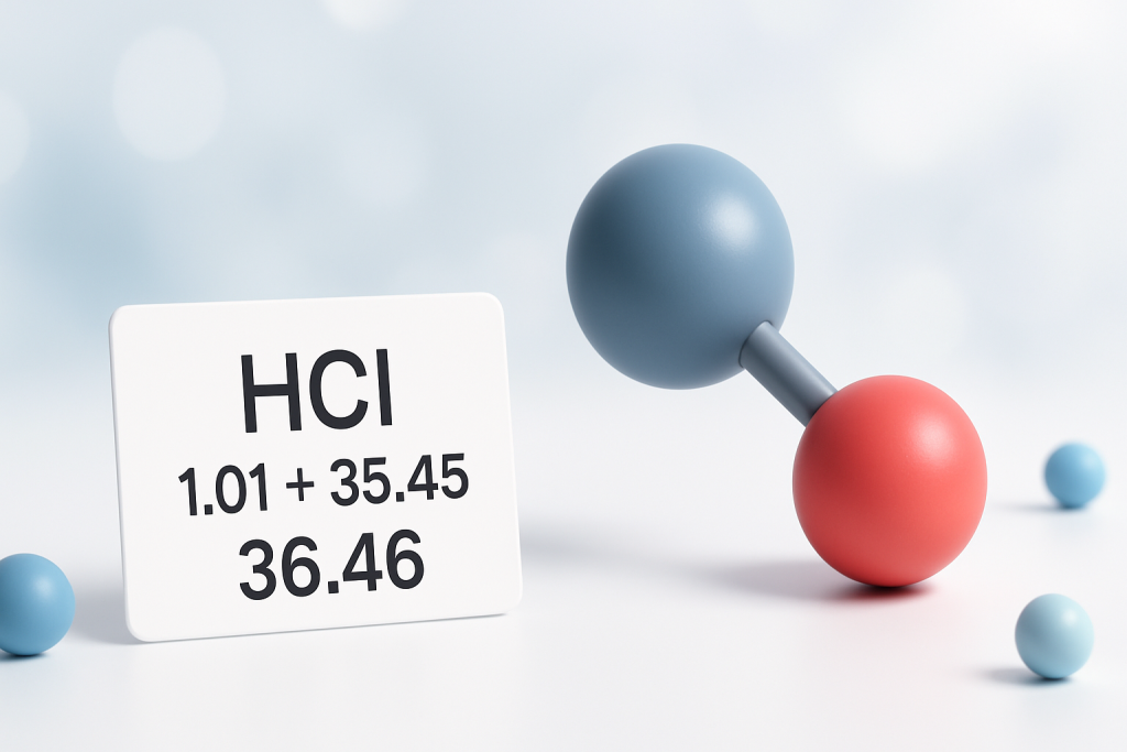 Molar Mass of HCl: Complete Calculation Guide and Applications