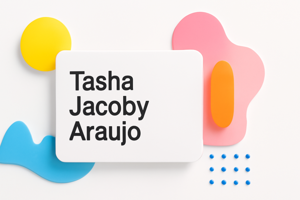 Who Is Tasha Jacoby Araujo? Everything You Need to Know Who Is Tasha Jacoby Araujo? Everything You Need to Know